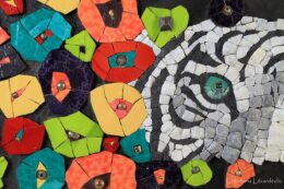 Mosaiques Patrizio aux Journées des Plantes d'Albertas